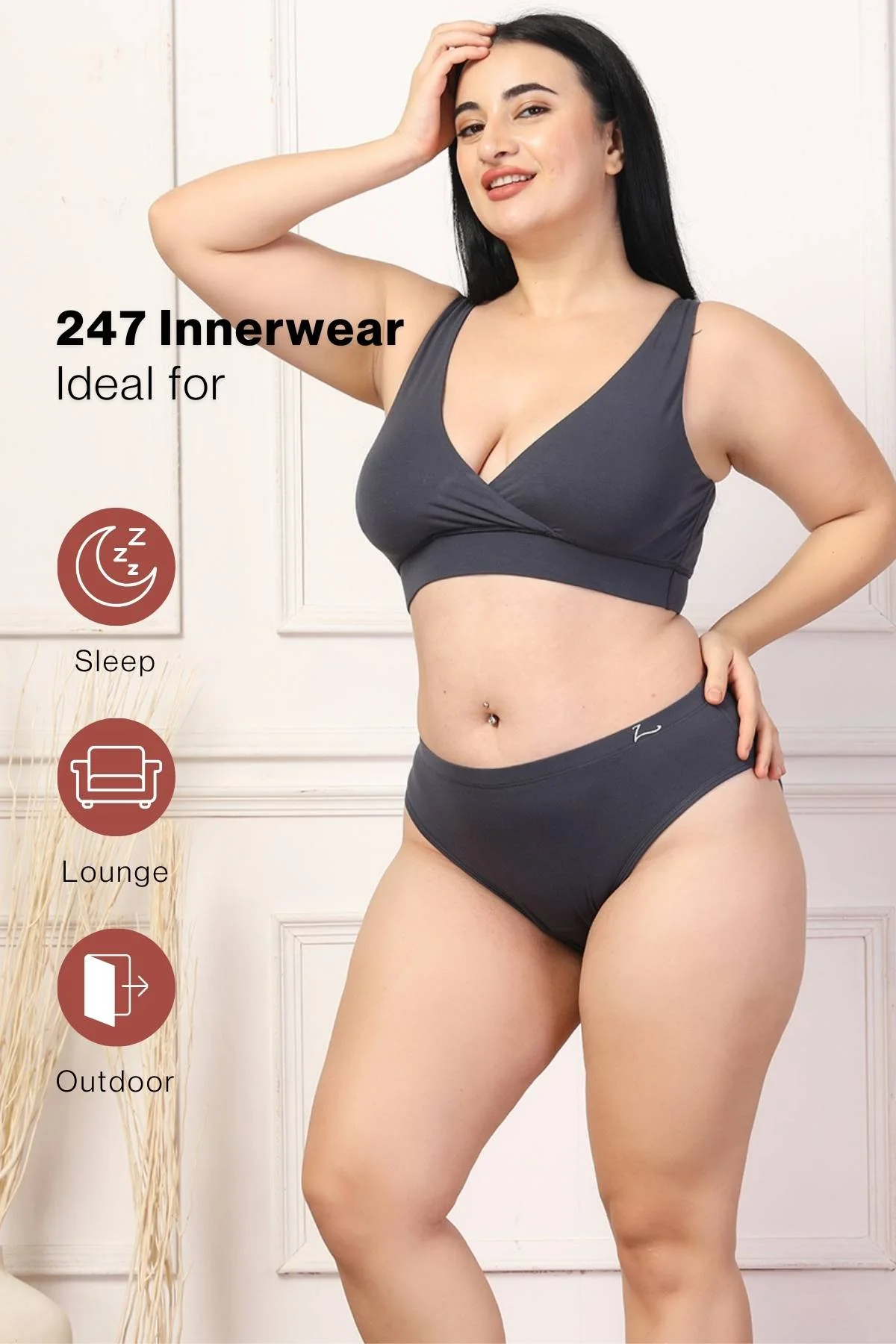 247 Grey Maternity Panty (Pregnancy & Postpartum) - Image 6