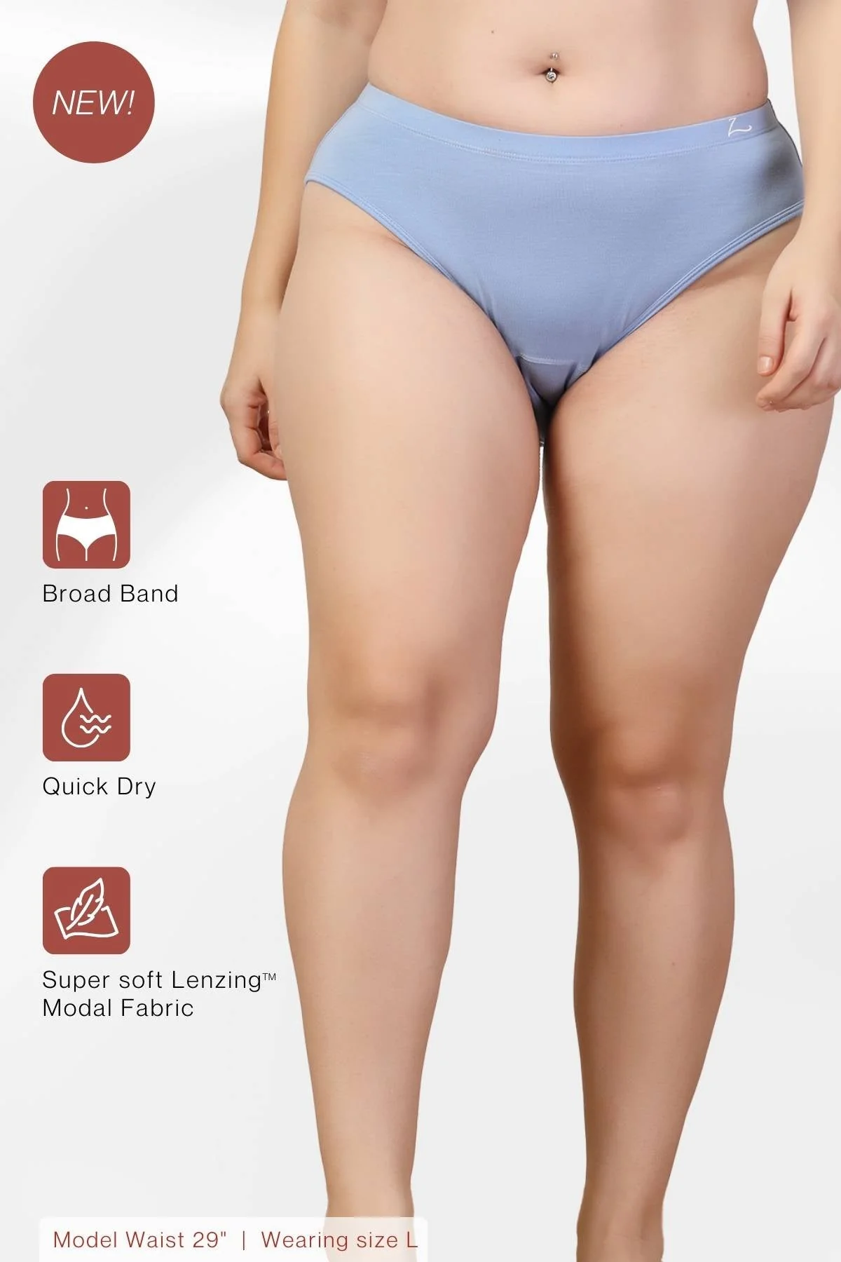247 Light Blue Maternity Panty (Pregnancy & Postpartum) - Image 13