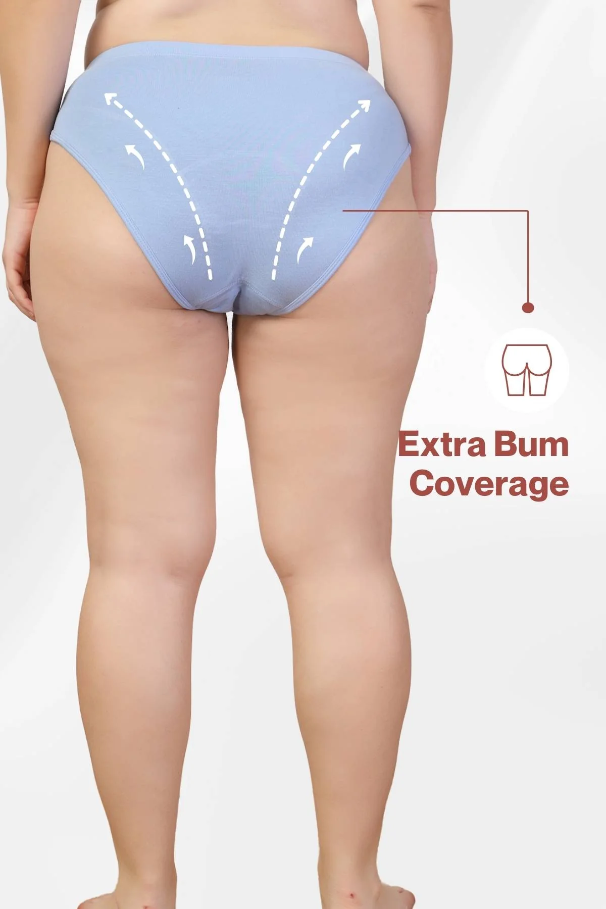 247 Light Blue Maternity Panty (Pregnancy & Postpartum) - Image 5