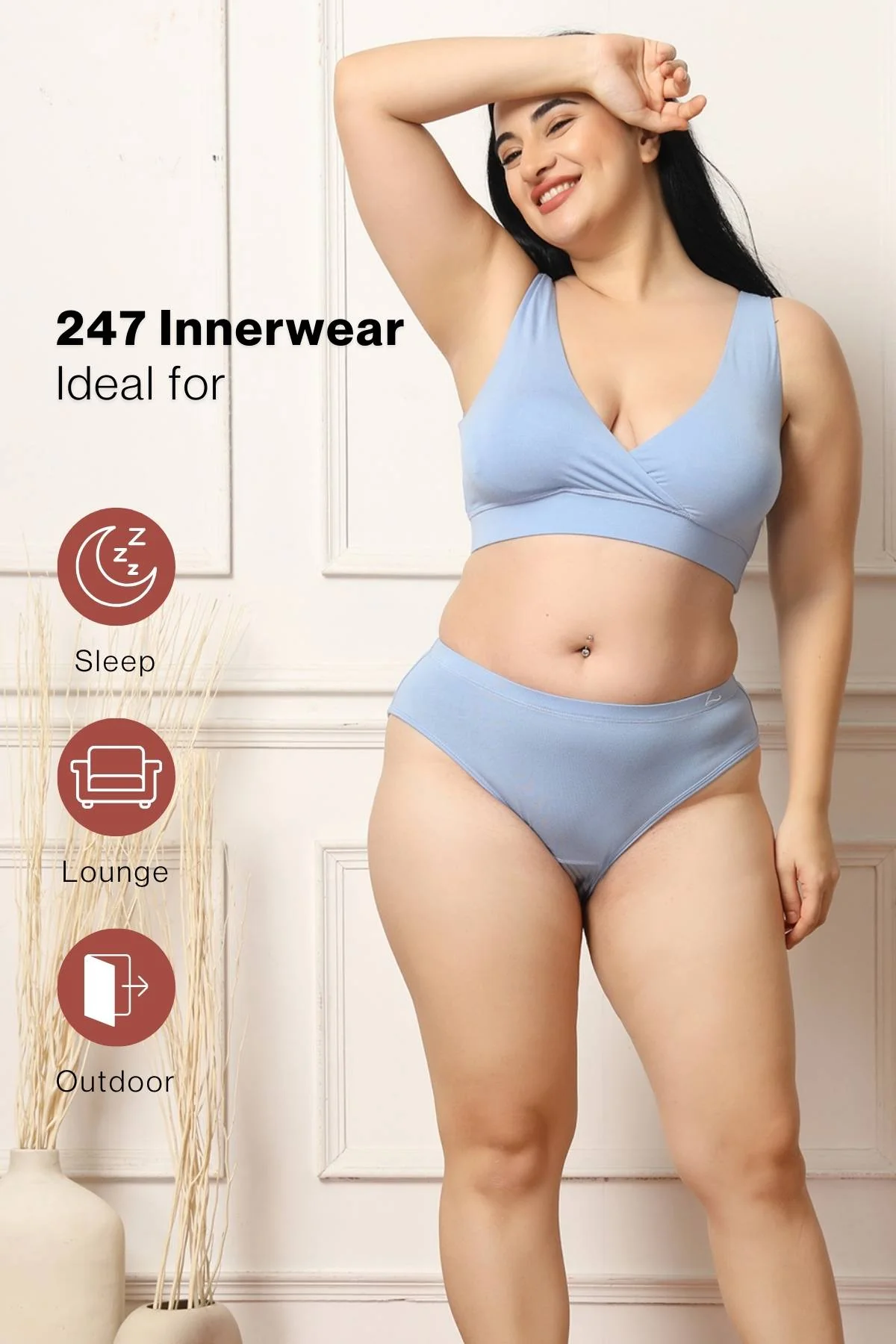 247 Light Blue Maternity Panty (Pregnancy & Postpartum) - Image 6