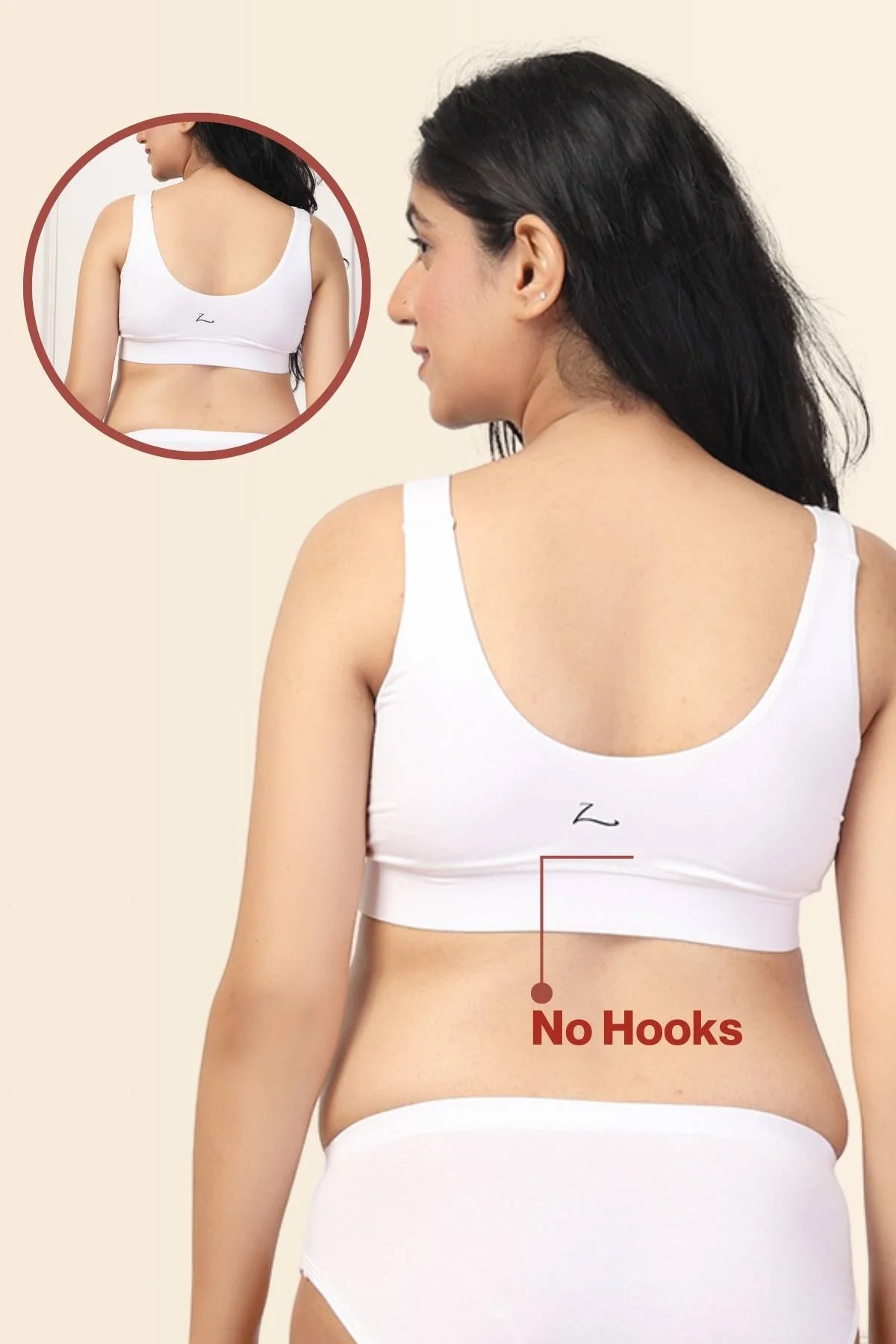 247 White Padded Maternity Feeding Bra and Panty Set - Image 26